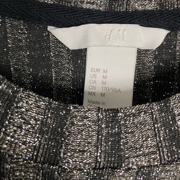 H&M Black/shimmer Dress - Picture 5 of 6